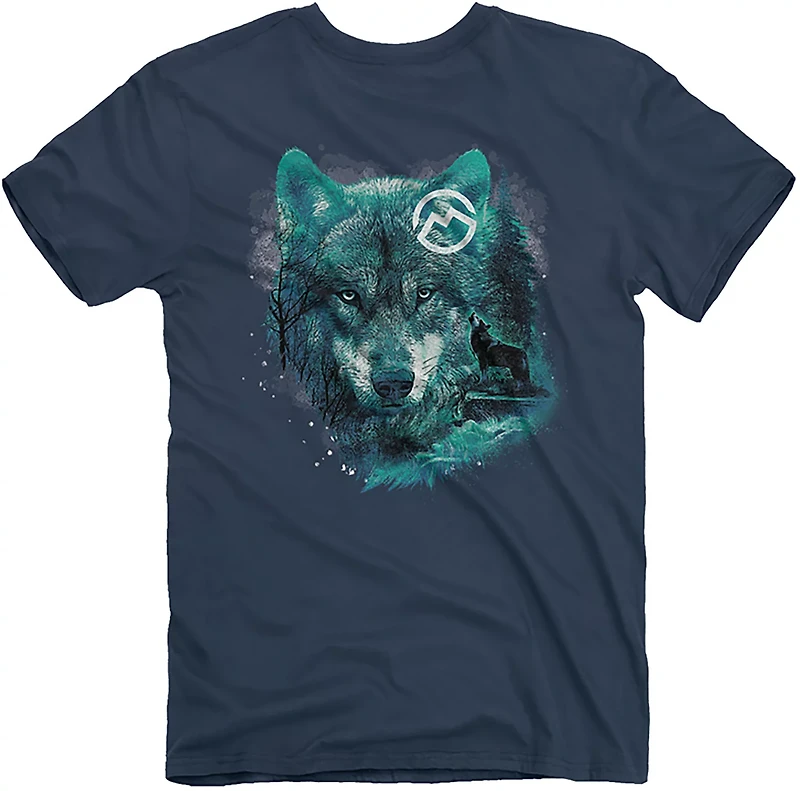 Magellan Outdoors Boys' Wolf Scene T-shirt