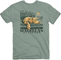 Magellan Outdoors Men's Sleeping Yellow Lab T-shirt