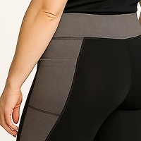 BCG Women's Contrast Cropped Leggings