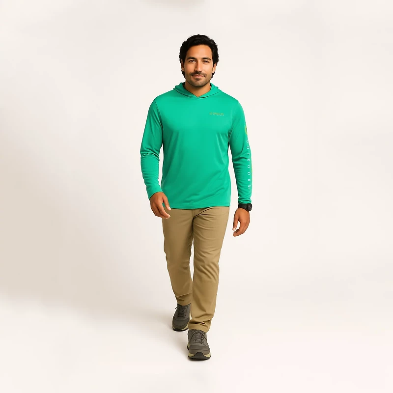 Magellan Outdoors Men's Casting Crew Long Sleeve Hoodie