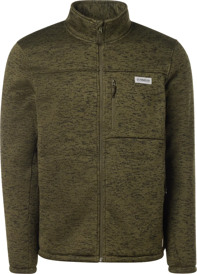 Magellan Outdoors Men's Campfire Sherpa Lined Sweater Fleece Jacket