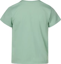 BCG Girls' Lifestyle Meowdy Cotton GFX Short Sleeve Graphic T-shirt