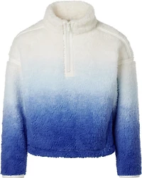BCG Girls' Cozy Print Sherpa 1/4-Zip Top