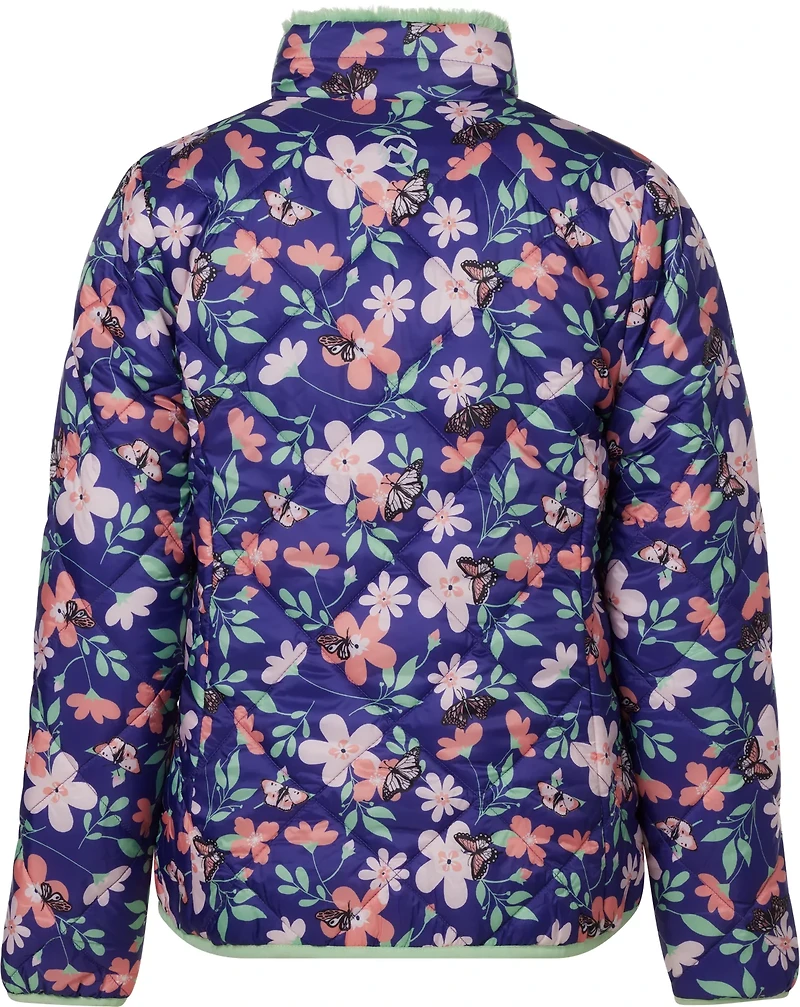 Magellan Outdoors Girls' Lost Pines Reversible Puffer Jacket