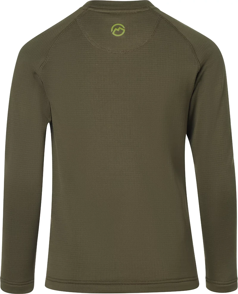 Magellan Outdoors Boys' HuntGear Heavy Weight Baselayer Crew Neck Top