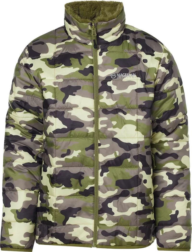 Magellan Outdoors Boys' Lost Pines Reversible Puffer Jacket