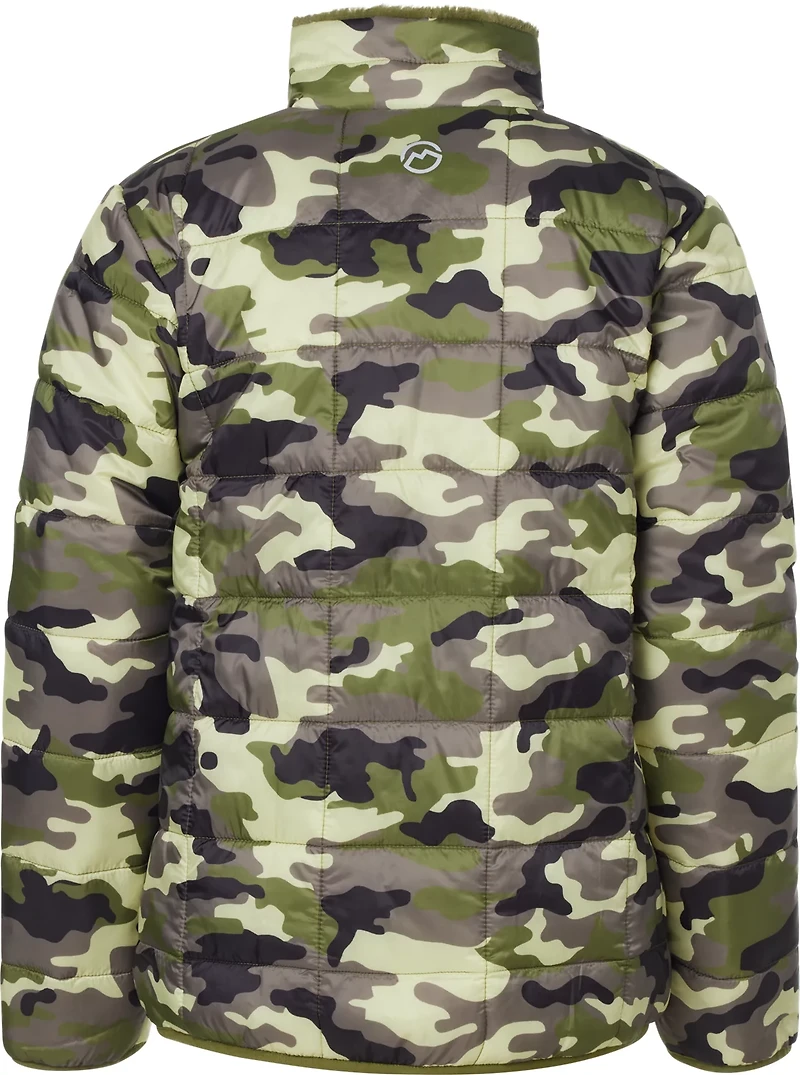 Magellan Outdoors Boys' Lost Pines Reversible Puffer Jacket