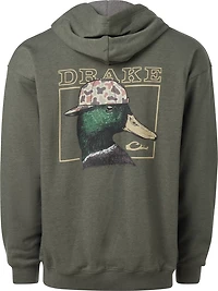 Drake Men's Back Cap Mallard Hoodie