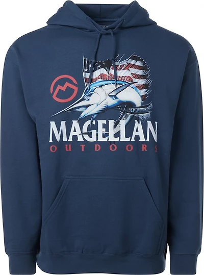 Magellan Outdoors Men's Stripe Fin Hoodie