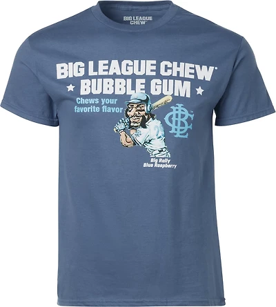 Big League Chew Men's Rally Blue Raspberry Short Sleeve T-shirt
