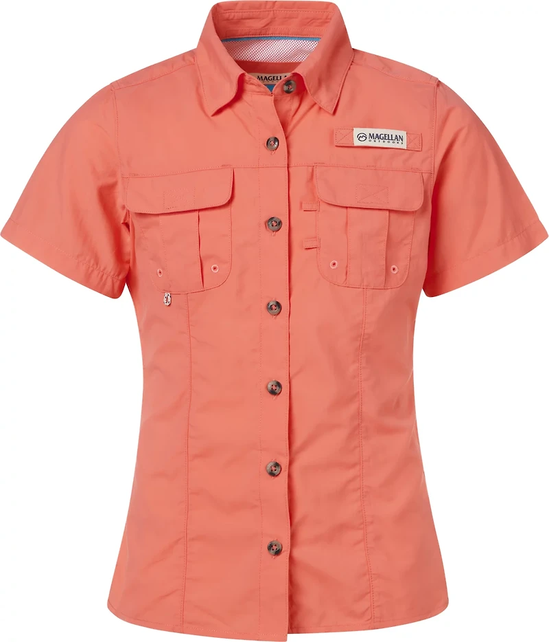 Magellan Girls' Laguna Madre Short Sleeve Fishing Shirt