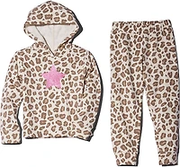 BCG Toddler Girls' All Over Print Leopard Hoodie 2-Piece Set