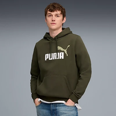 PUMA Men's 2 Tone Fleece Hoodie