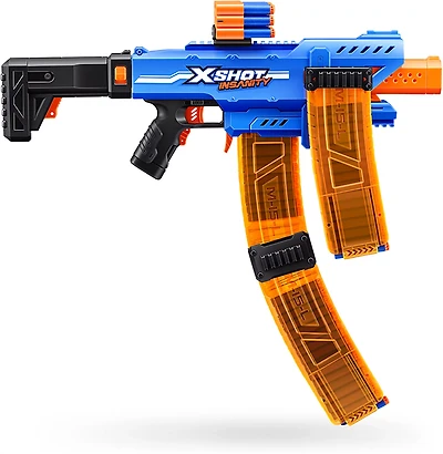 ZURU XSHOT Insanity Motorized Clip Mania Dart Blaster
