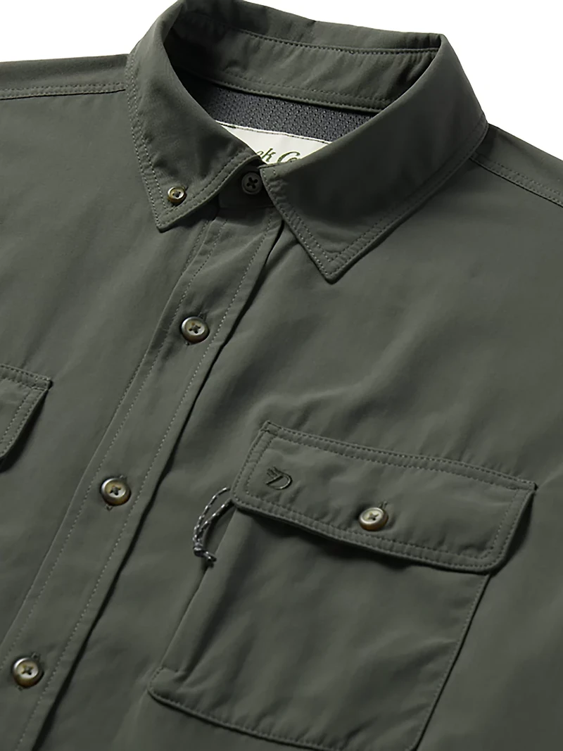 Duck Camp Men's Lightweight Hunting Solid Polo Shirt