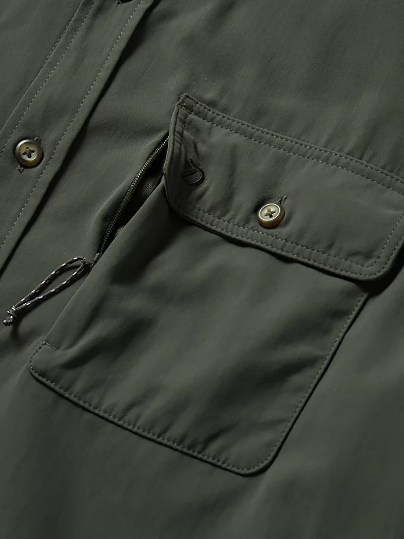 Duck Camp Men's Lightweight Hunting Solid Polo Shirt