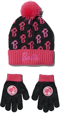 Berkshire Fashion Girls' Barbie Hat and Glove Set