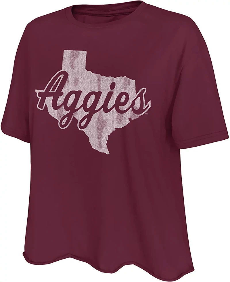 WILDCAT RETRO Women's Texas A&M State Script Meet and Greet T-shirt