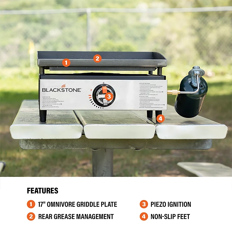 Blackstone Omnivore 1-Burner Tabletop Griddle