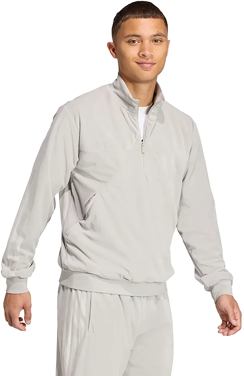 adidas Men's House of Tiro Velour Half-Zip Track Jacket