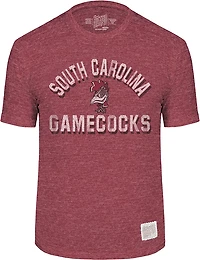 WILDCAT RETRO Men's University of South Carolina Block Arch Over Vault Mascot Graphic T-shirt