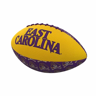 Logo Brands East Carolina Repeating Mini-Size Rubber Football