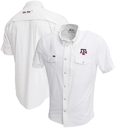 Snaps Clothing Men's Texas A&M Aggies Tailgater Pearl Snap Fishing Shirt