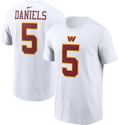 Nike Men's Jayden Daniels Washington Commanders Alt Name and Number Short Sleeve T-shirt