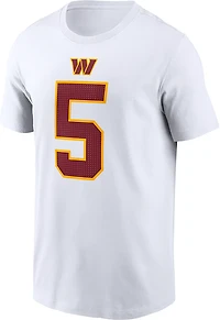 Nike Men's Jayden Daniels Washington Commanders Alt Name and Number Short Sleeve T-shirt