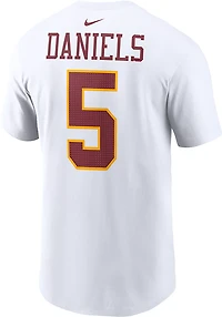 Nike Men's Jayden Daniels Washington Commanders Alt Name and Number Short Sleeve T-shirt