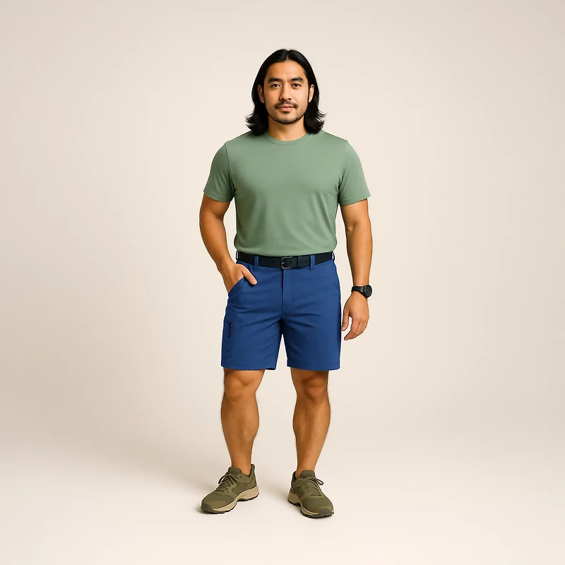 Magellan Outdoors Men's Aransas Pass Heather Hybrid Shorts