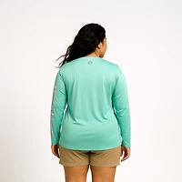 Magellan Outdoors Women's Caddo Lake Logo Crew Long Sleeve T-shirt