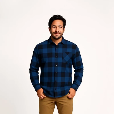 Magellan Outdoors Canyon Creek Long Sleeve Flannel Shirt