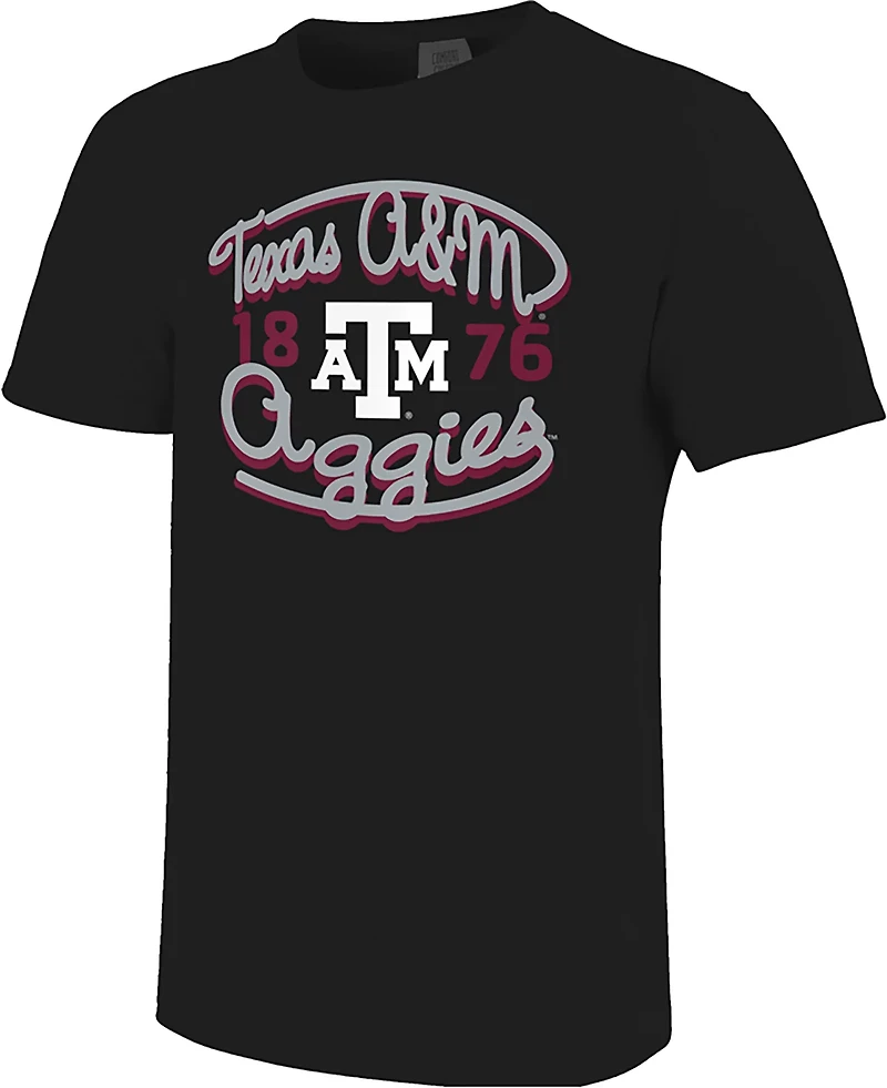 Image One Men's Texas A&M Handwritten Script T-shirt