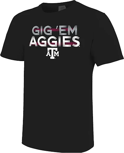 Image One Men's Texas A&M Gig Em Lines T-shirt