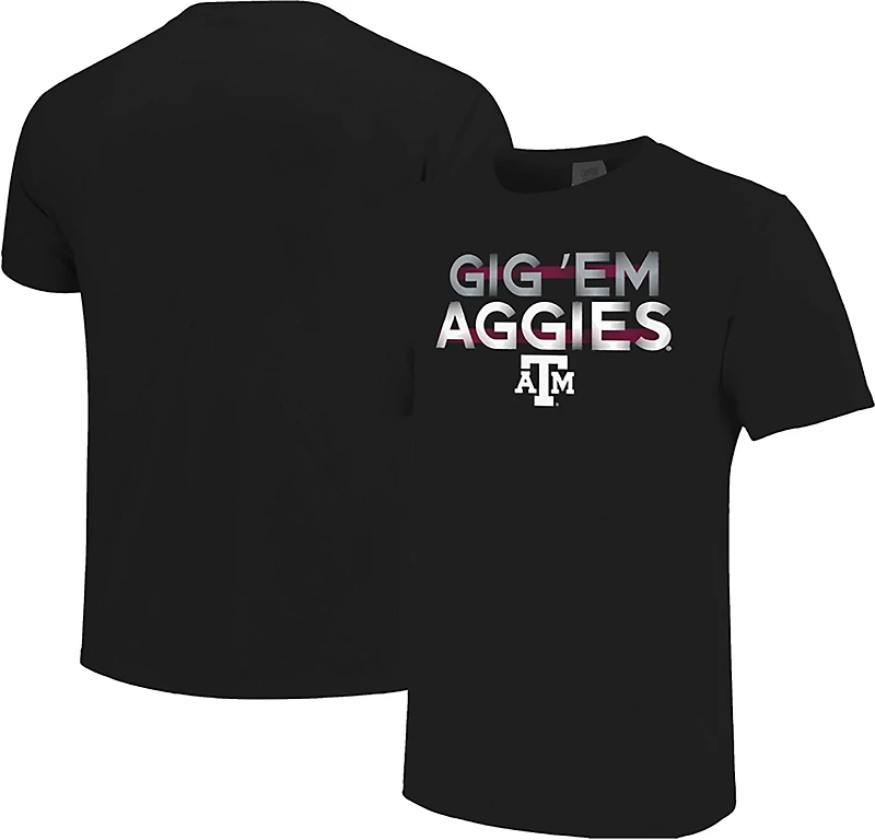 Image One Men's Texas A&M Gig Em Lines T-shirt