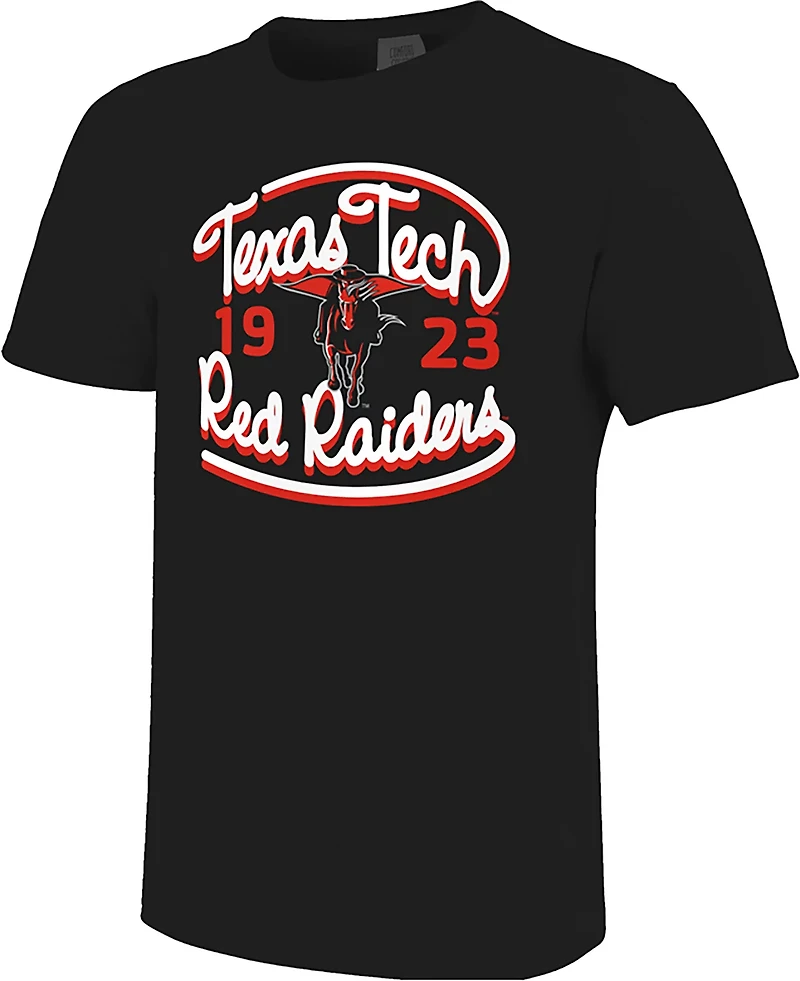 Image One Men's Texas Tech Handwritten Script T-shirt
