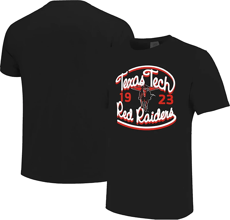 Image One Men's Texas Tech Handwritten Script T-shirt