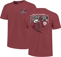 Image One Men's Texas A&M Cowboy Hat Hand Sign DS T-shirt