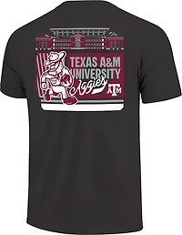 Image One Men's Texas A&M Football Stadium Mascot Ticket DS T-shirt