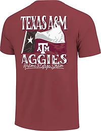 Image One Men's Texas A&M State Flag Welcome DS T-shirt