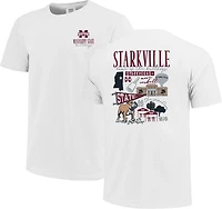 Image One Men's Mississippi State Campus Poster DS T-shirt