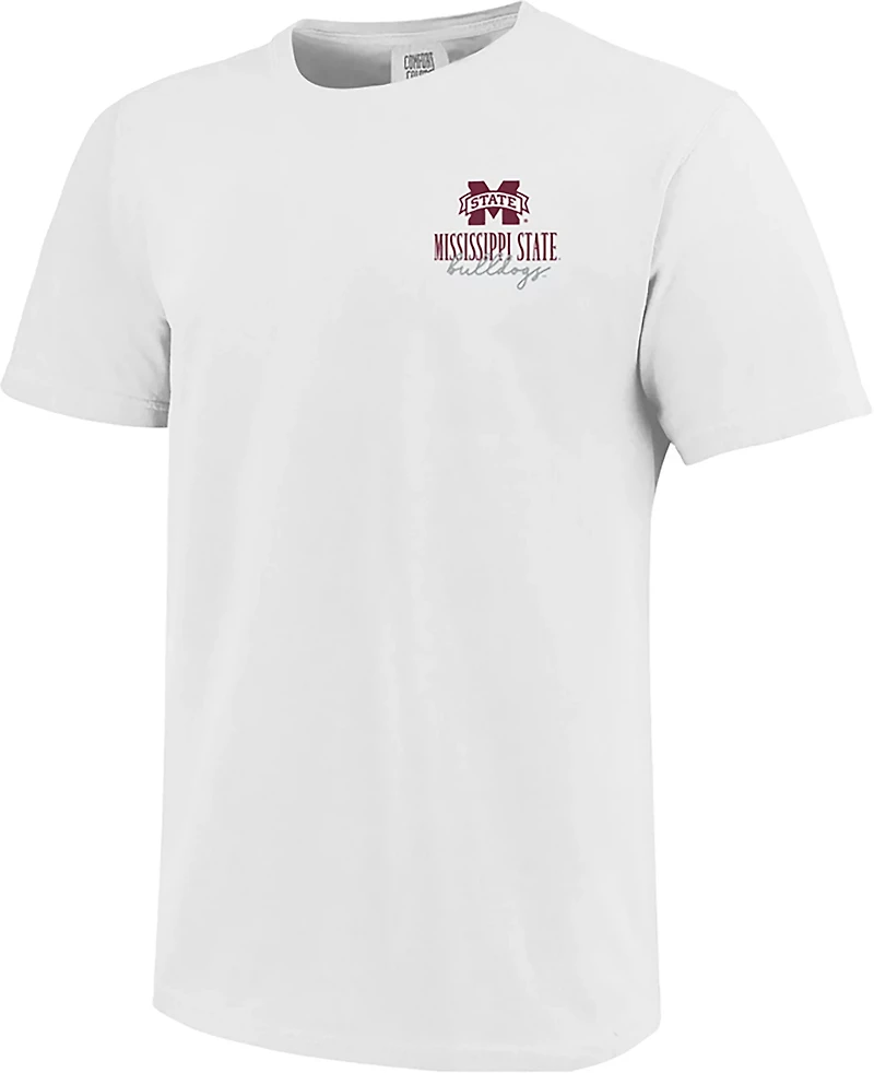 Image One Men's Mississippi State Campus Poster DS T-shirt