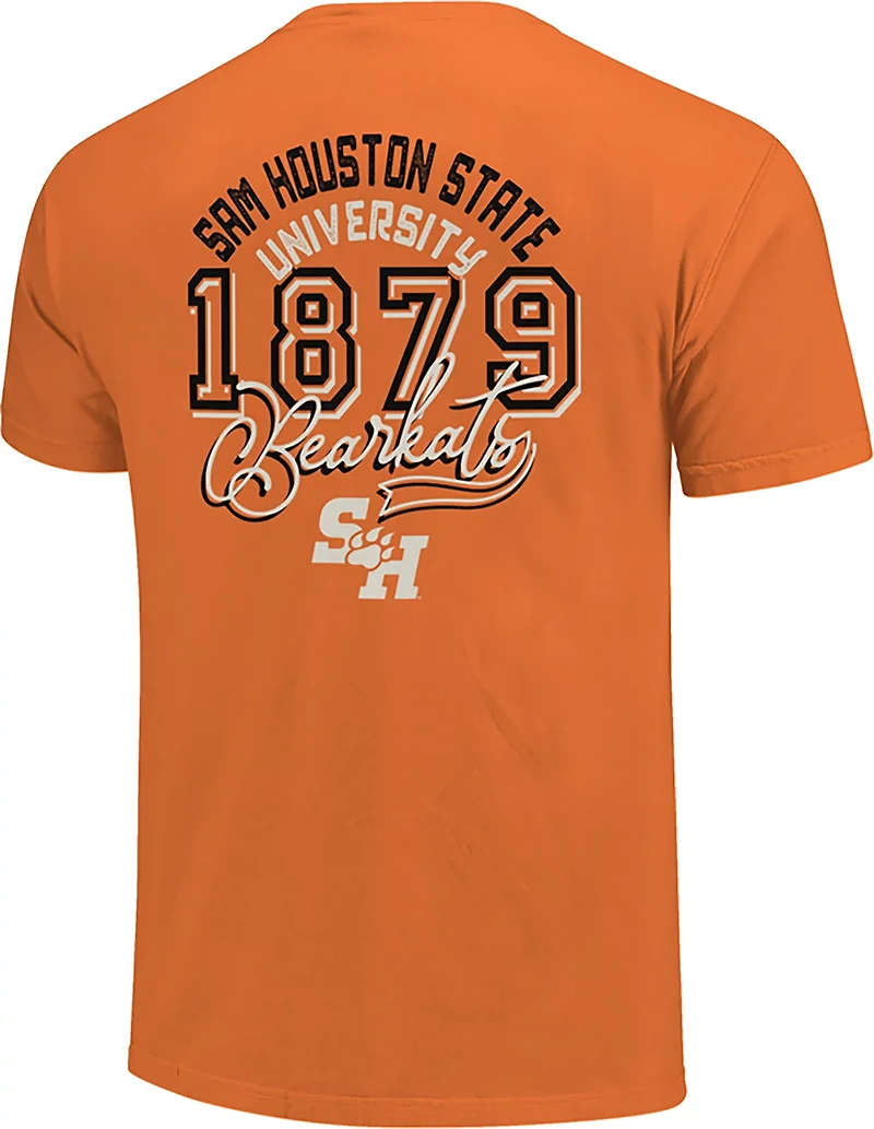 Image One Men's Sam Houston State Established Script Sign DS T-shirt