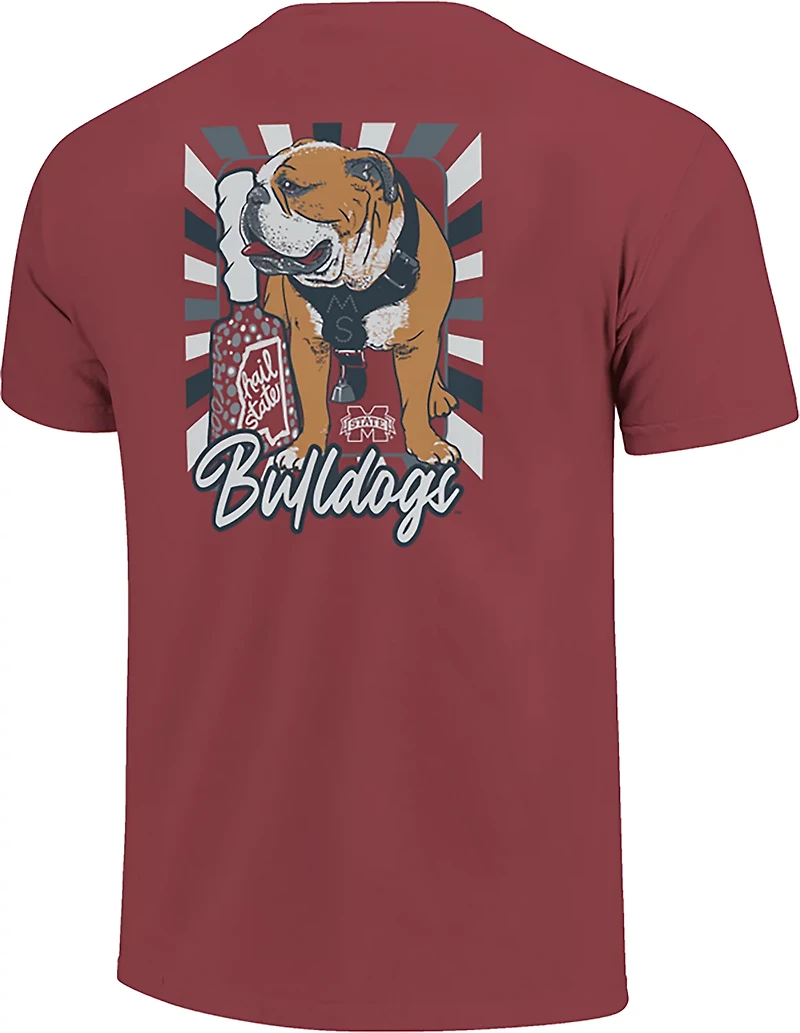 Image One Men's Mississippi State Mascot Frame DS T-shirt