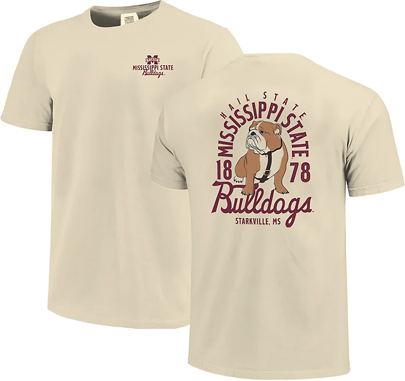 Image One Men's Mississippi State Mascot Overlay DS T-shirt