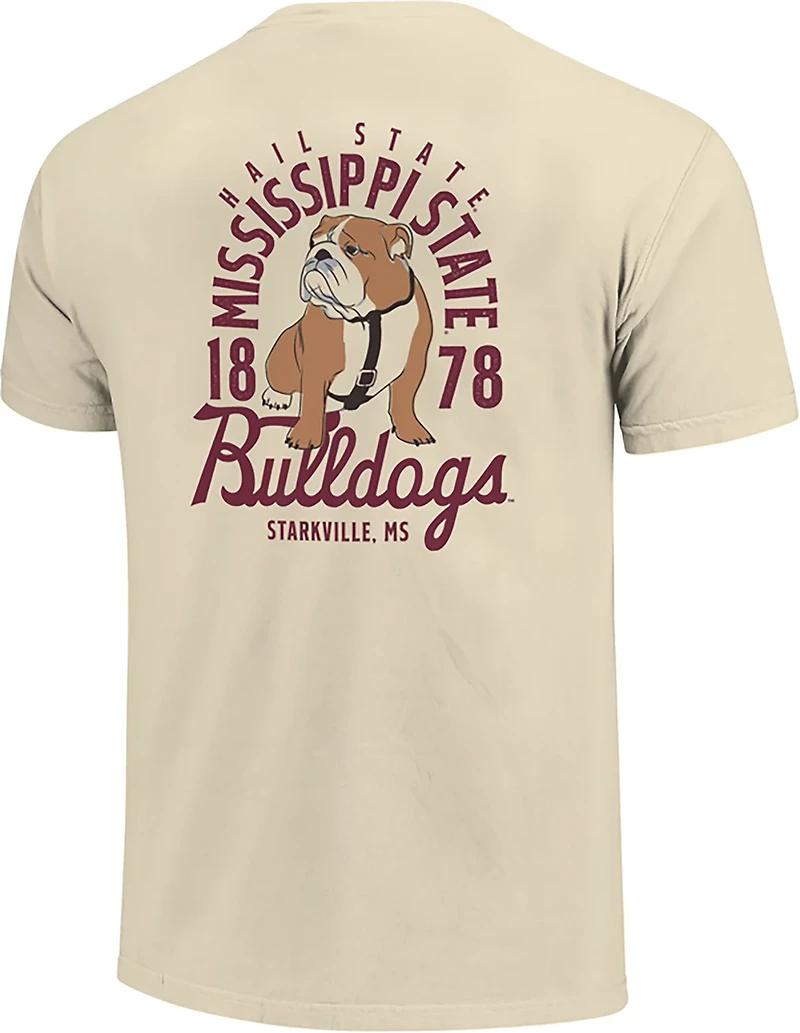 Image One Men's Mississippi State Mascot Overlay DS T-shirt