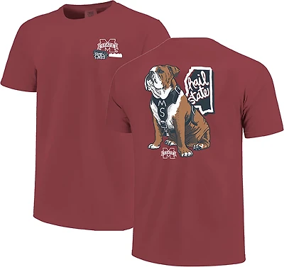 Image One Men's Mississippi State University Slogan Mascot DS T-shirt