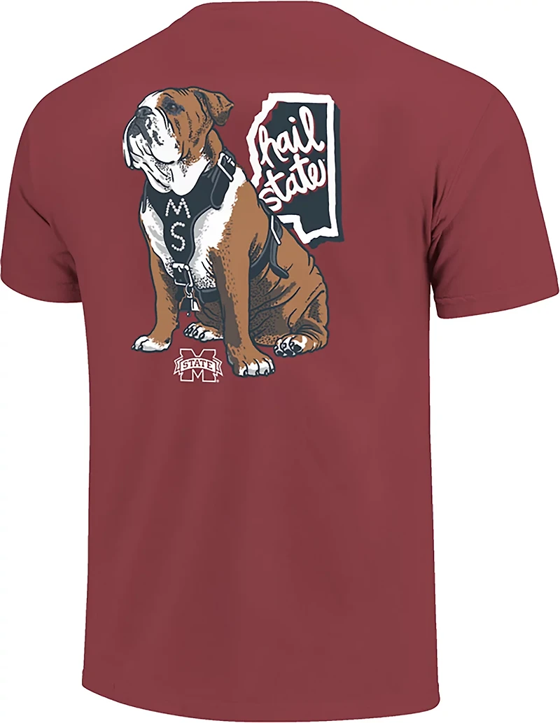 Image One Men's Mississippi State University Slogan Mascot DS T-shirt