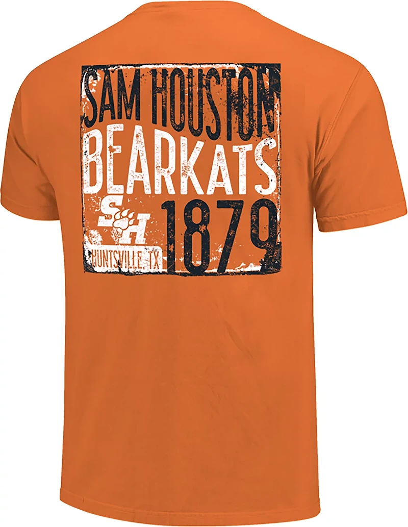 Image One Men's Sam Houston State Wave Texture DS T-shirt